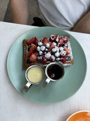 Sweet potato waffles   at Oh My Days in Glebe