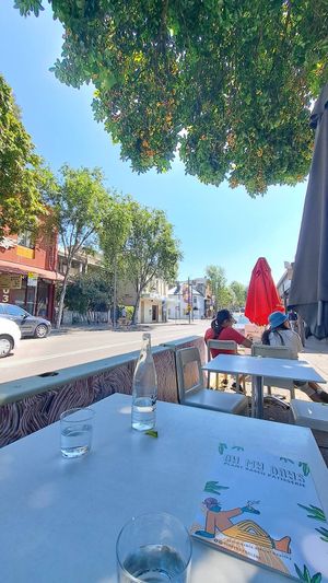 Outside seats at Oh My Days in Glebe