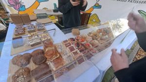 At vegan market at Oh My Days in Glebe