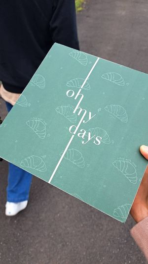 Takeout box at Oh My Days in Glebe