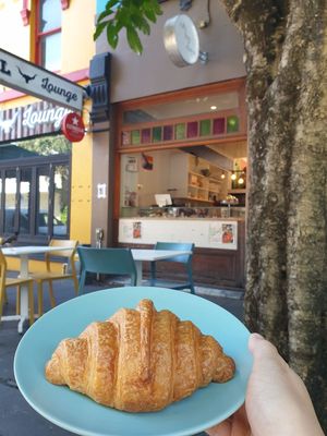 Plain croissant $5.00: nice and crispy at Oh My Days in Glebe