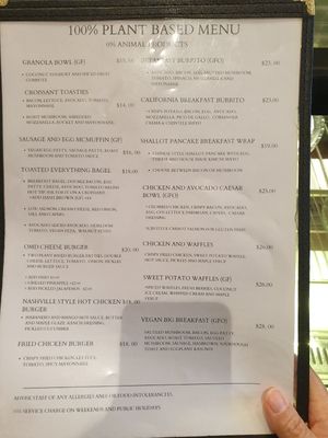 Menu April 2025 at Oh My Days in Glebe