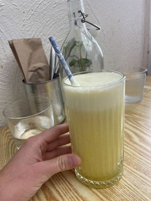 Pineapple juice   at Oh My Days in Glebe