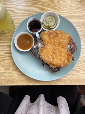 Chicken French toast   at Oh My Days in Glebe