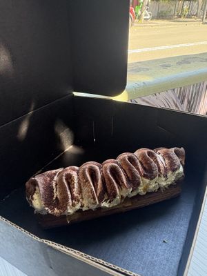 Tiramisu eclair  at Oh My Days in Glebe