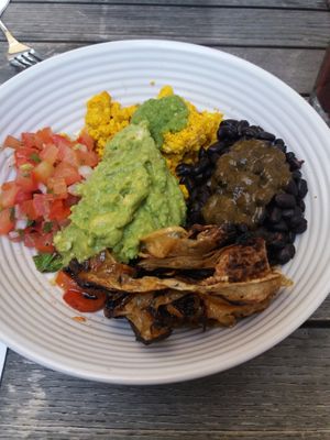 Breakfast burrito without wrap at Oh My Days in Glebe