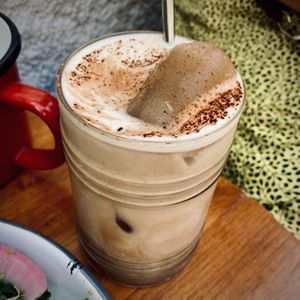 Iced mocha latte  at Mama Carmen's Coffee & Bakery in Mallorca
