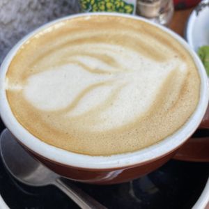 Latte  at Mama Carmen's Coffee & Bakery in Mallorca