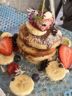 Pancakes   at Mama Carmen's Coffee & Bakery in Mallorca