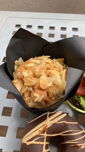 Apple almond muffin   at Mama Carmen's Coffee & Bakery in Mallorca