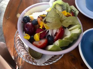Musli bowl at Mama Carmen's Coffee & Bakery in Mallorca