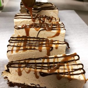 Salted Caramel Cheesecake at The Hangry Herbivore in Marshall