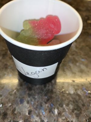Free vegan jellies with my burger  at BóTOWN  in Galway