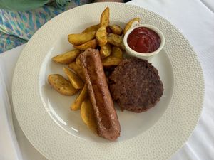 Vegan plate (skip it)   at Hotel Conte in Perast