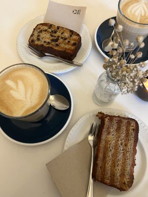 Vegan banana bread   at Mercy in Dusseldorf