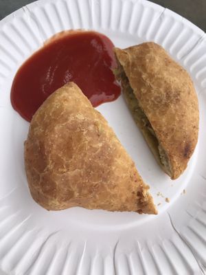 Samosa   at No Bull - Ykillamoocow Food Stall in West End