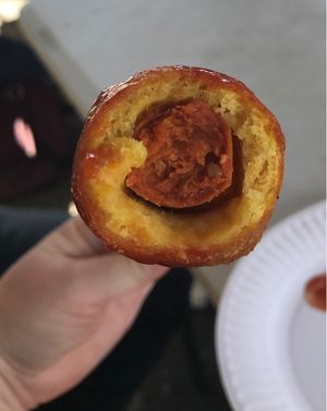 Dagwood Dog 2 at No Bull - Ykillamoocow Food Stall in West End