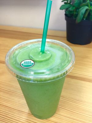 Green Hulk Smoothie at Brick House in Folsom