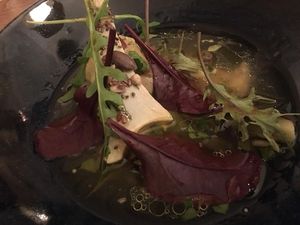 Thai basil salad at Texture in London