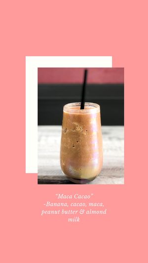 Maca & Cacao is vegan  at Fresh Kravings in Hamilton
