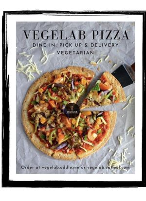 New Pizza in Vegelab menu in May 2020 at Vegelab in Kuala Lumpur