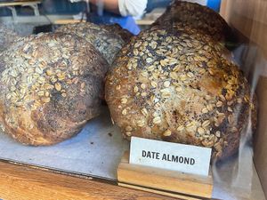Date Almond is one of my son's favorites at Oat Bakery in Santa Barbara