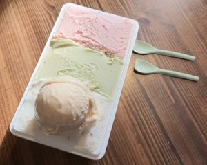 1 pint of vegan gelato plus 1 extra scoop at glt gelato - ㅈㄹㄸ in Seoul