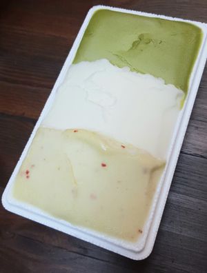 vegan sorbets: apple&minari, lemon, basil&lemon at glt gelato - ㅈㄹㄸ in Seoul