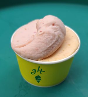 Vegan sorbets: Plum & Nectarine at glt gelato - ㅈㄹㄸ in Seoul