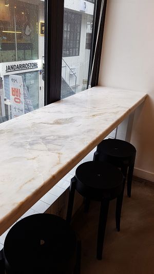 Interior of location, seating space at glt gelato - ㅈㄹㄸ in Seoul