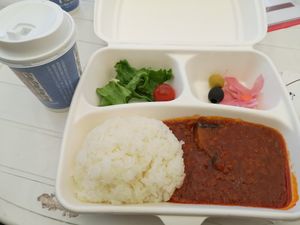 Eggplant/aubergine curry at Yurinoki in Tokyo