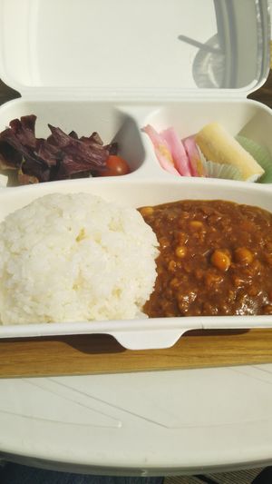 Chickpea curry at Yurinoki in Tokyo
