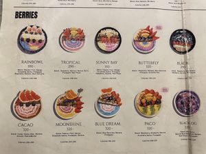 Menu 2/4  at Paco in Bangkok