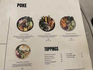 Menu 3/4  at Paco in Bangkok