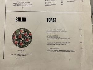 Menu 4/4  at Paco in Bangkok