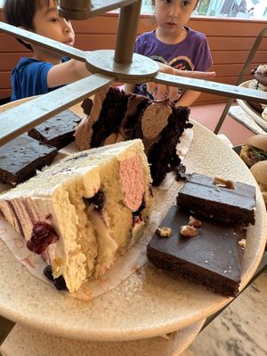 Vegan desserts  at Cutter & Squidge in London