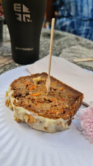 Carrot cake at The Banana Warrior - Emquartier in Bangkok