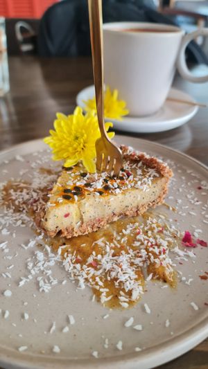 Passion fruit pie.. 😋 at The Banana Warrior - Emquartier in Bangkok