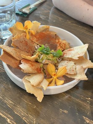 Guacamole and Nachos  at The Banana Warrior - Emquartier in Bangkok