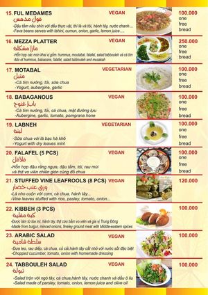  at Al Sham in Ho Chi Minh City