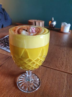 Kurkuma Latte (with oat milk) at Marcus in Vlissingen