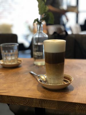 Oat Milk latte  at Marcus in Vlissingen