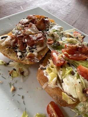 Vegan BLT my fave   at The Crew Yard in Edwinstowe