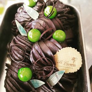 Chocolate negro at La Cremeria in Cadiz