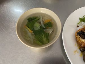 Complementary soup at Hoa Minh in Ho Chi Minh City