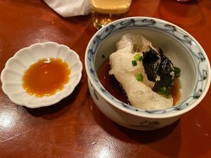 Deep fried mochi at Saishuan Shiraki in Kyoto