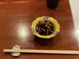 Picked veggies (starter) at Saishuan Shiraki in Kyoto