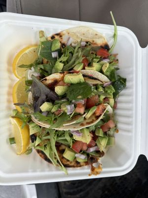 Smokey mushroom tacos  at Veggie Nook in Bowral