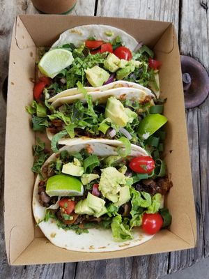 Tacos at Veggie Nook in Bowral