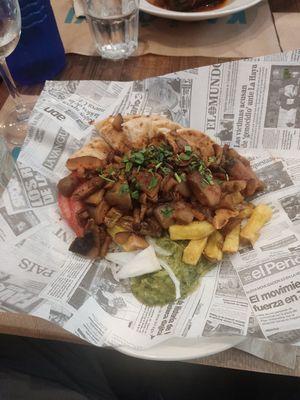 Vegan pitogyros at Kalí Órexi by Labocatorio in Bilbao